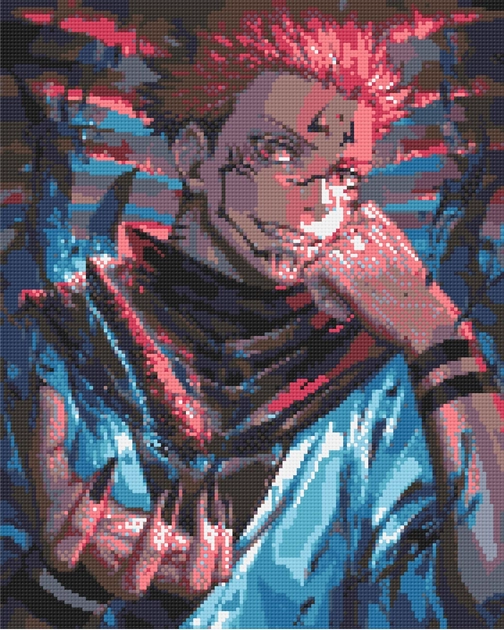 Алмазна мозаїка Origami UA Сукуна 40х50 см — фото 2