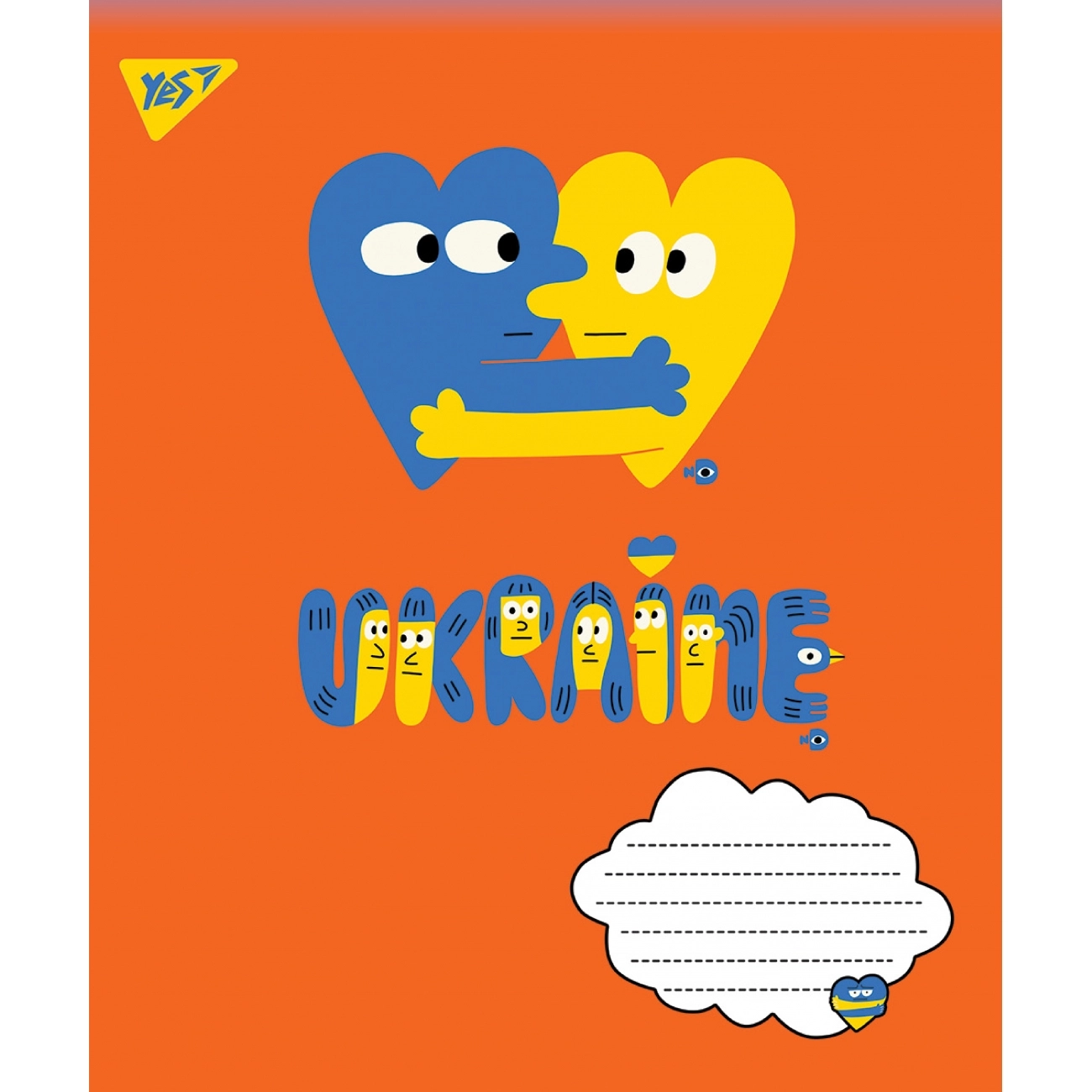 Зошит 96 аркушів клітинка YES Ukraine 766247