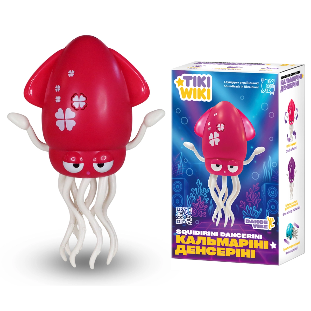 Іграшка інтерактивна TIKI WIKI – КАЛЬМАРІНІ ДЕНСЕРІНІсвітлоукраїнськоюрубіновий 158-21-UA-R