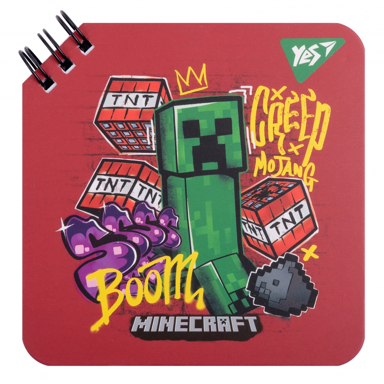 Блокнот cпіраль YES Minecraft 80 аркушів 151752