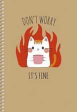 Блокнот на спіралі A5 Student 96 аркушів крафт — фото 2