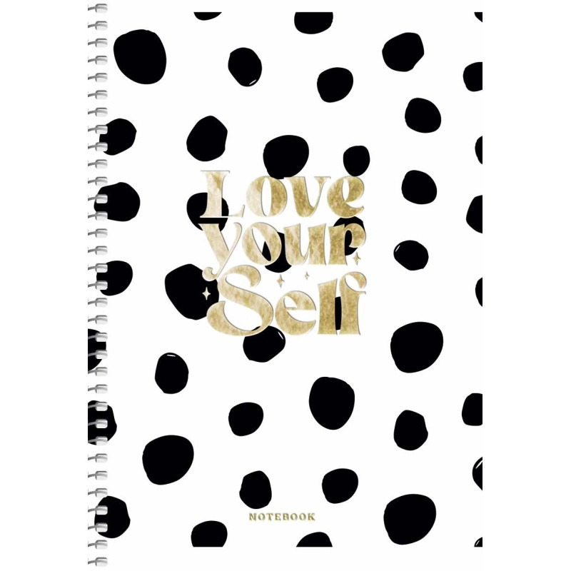 Блокнот А5 на спіралі Student 80 аркушів клітка золото — фото 3