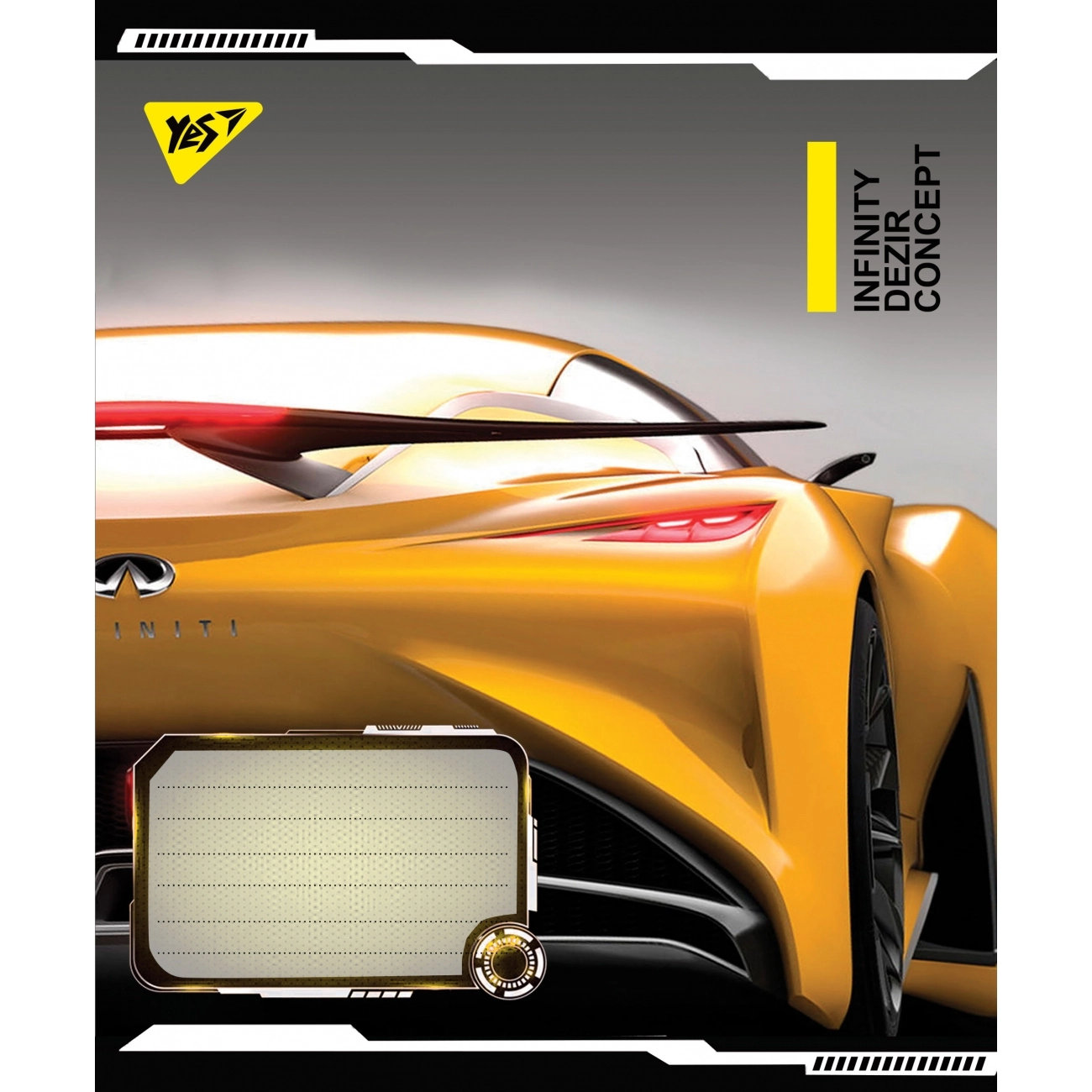 Зошит 60 аркушів клітинка YES Dezir concept 766471 Зошит 60 аркушів клітинка YES Dezir concept 766471
