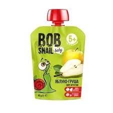 Пюре дитяче Bob Snail яблучно-грушеве 90г 43011