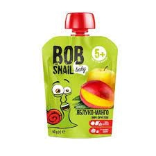 Пюре дитяче Bob Snail яблучно-мангове 90г 43042