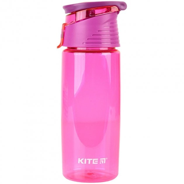 Пляшечка для води темно/рожева KITE 550мл K22-401-04