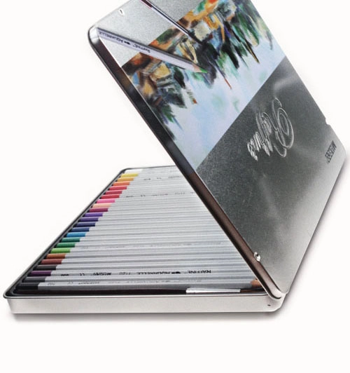 Олівці акварельні 24 кольори Raffinе 7120-24TN MARCO