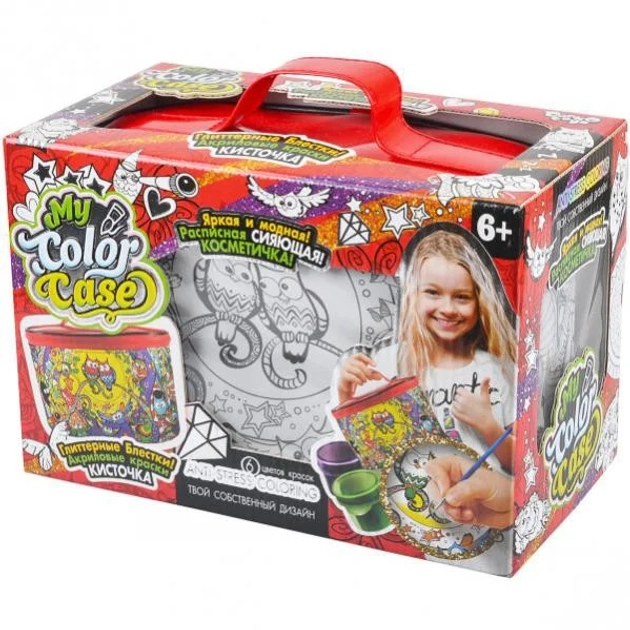 Косметичка-розмальовка Danko Toys СОС-01-01 My Color Case Метелики 57704