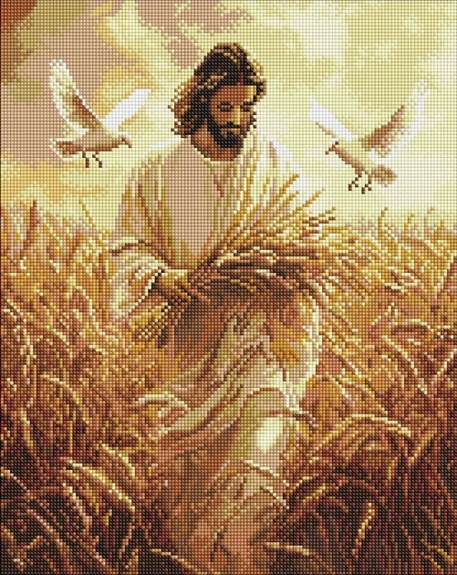 Алмазна мозаїка Ідейка «Жнива віри» 40×50см на підрамнику — фото 2