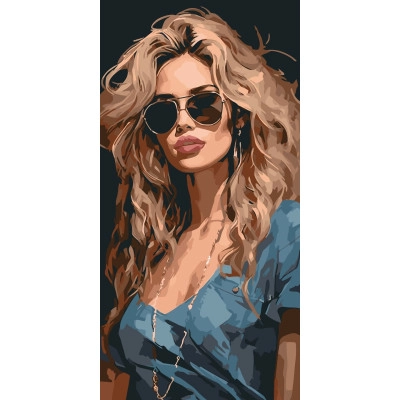 Картина за номерами ART Craft Легка невимушеність 40х80 см10021-AC Картина за номерами ART Craft Легка невимушеність 40х80 см10021-AC