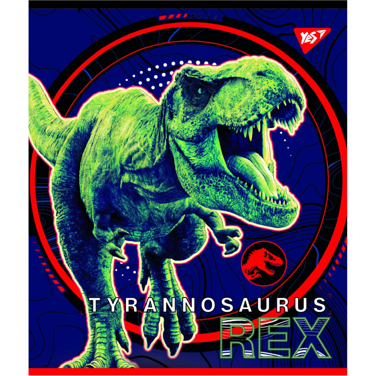Зошит учнівський 18 аркушів клітинка Yes Преміум Jurassic world 766809