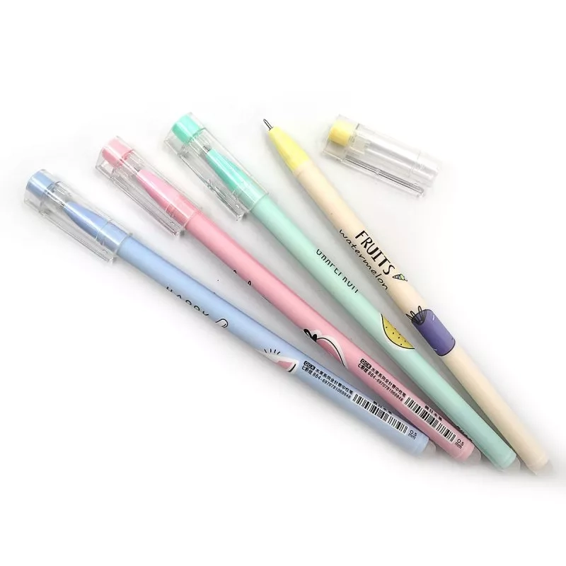 Ручка гелева пиши-стирай Fruits синя 9240DSCN