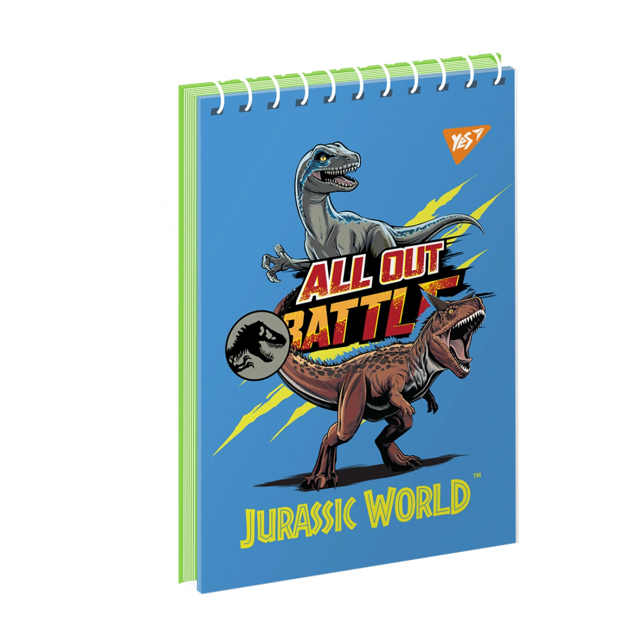 Блокнот А7 YES 80 аркушів одинарна спіраль Jurassic World 151949