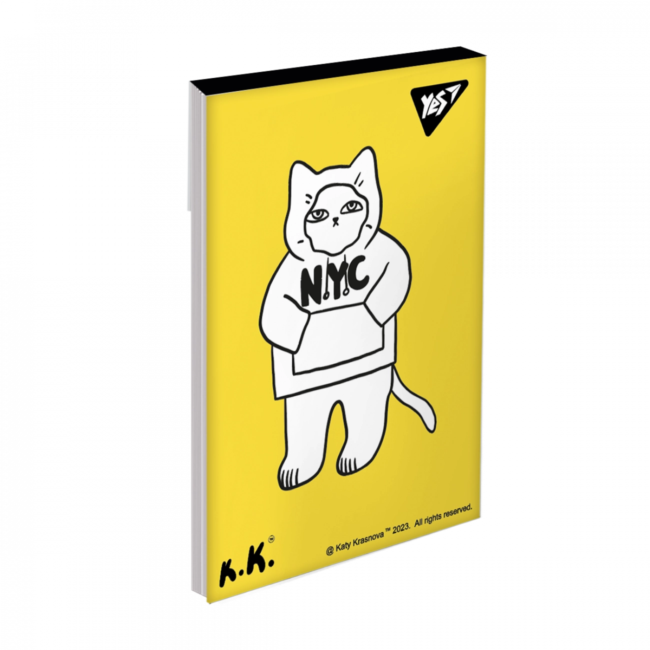 Блокнот А7 Yes 48 аркушів клей Tattoo cats 151936