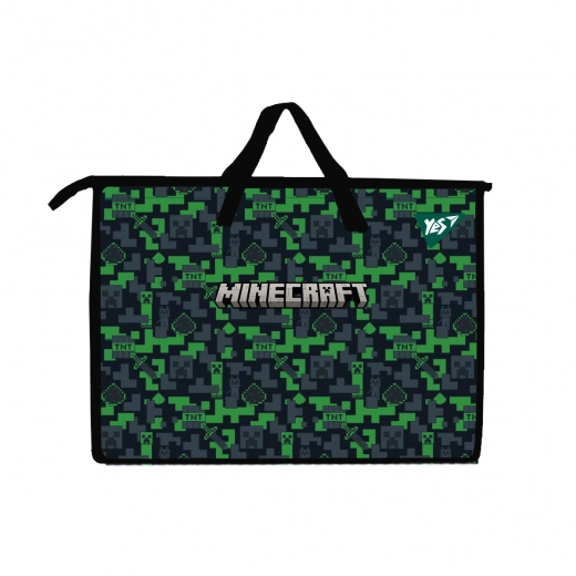 Папка-портфель А3 Yes Minecraft з тканинними ручками 492281