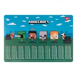 Підкладка пластикова для столу Yes Minecraft Boom таблиця множення 492261