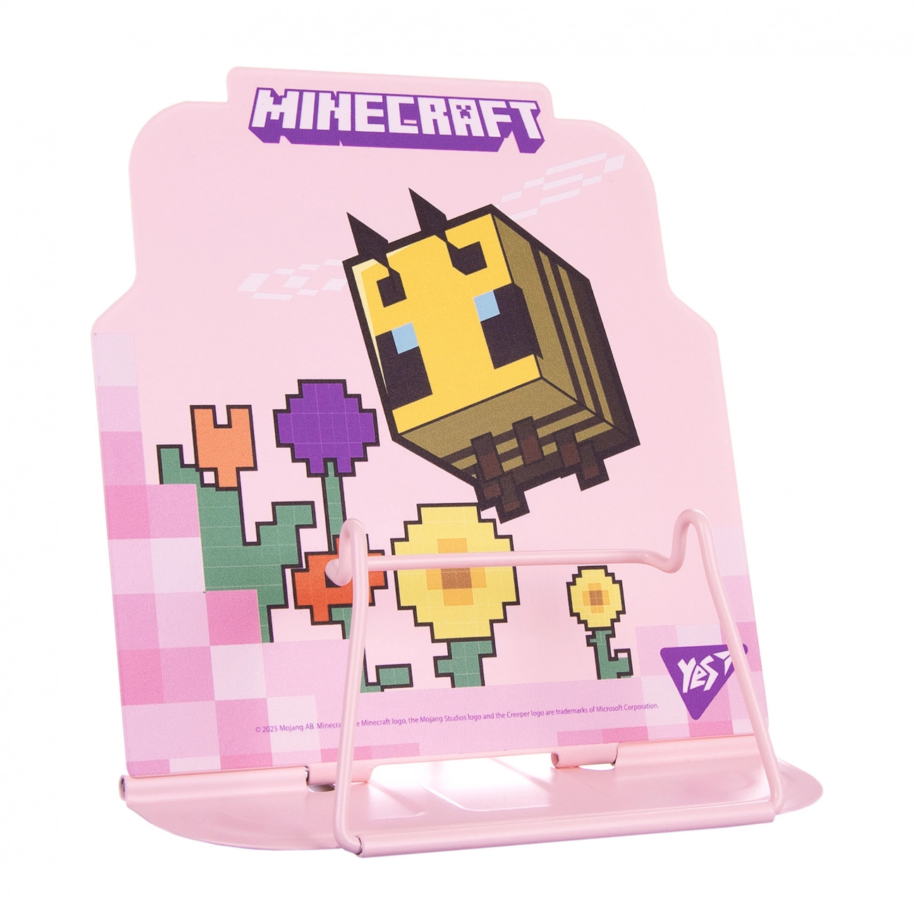 Підставка для книг фігурна Yes Minecraft Spring металевий з висічкою 470526