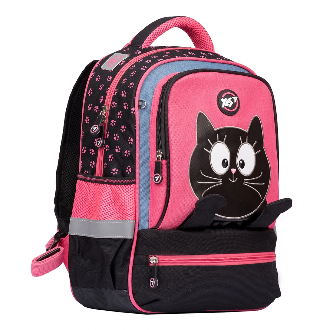 Рюкзак YES S-59  Meow чорний/рожевий