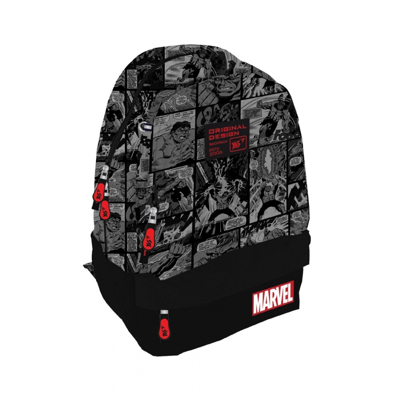 Рюкзак YES T-111  Marvel.Avengers чорний/сірий