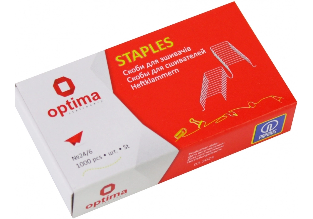 Скоби №24/6 мідь O40354 Optima