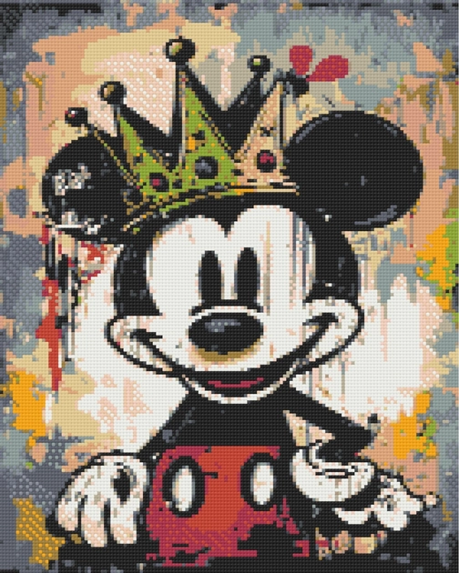 Алмазна мозаїка Міккі Маус 40х50 см — фото 2
