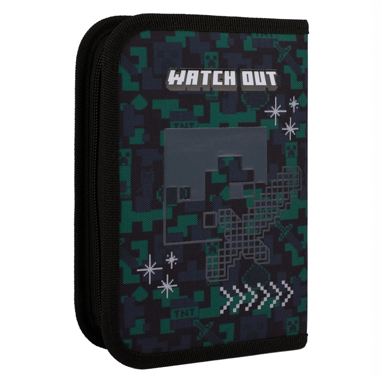 Пенал твердий YES одинарний з клапаном HP-03 Minecraft Watch Out 533664
