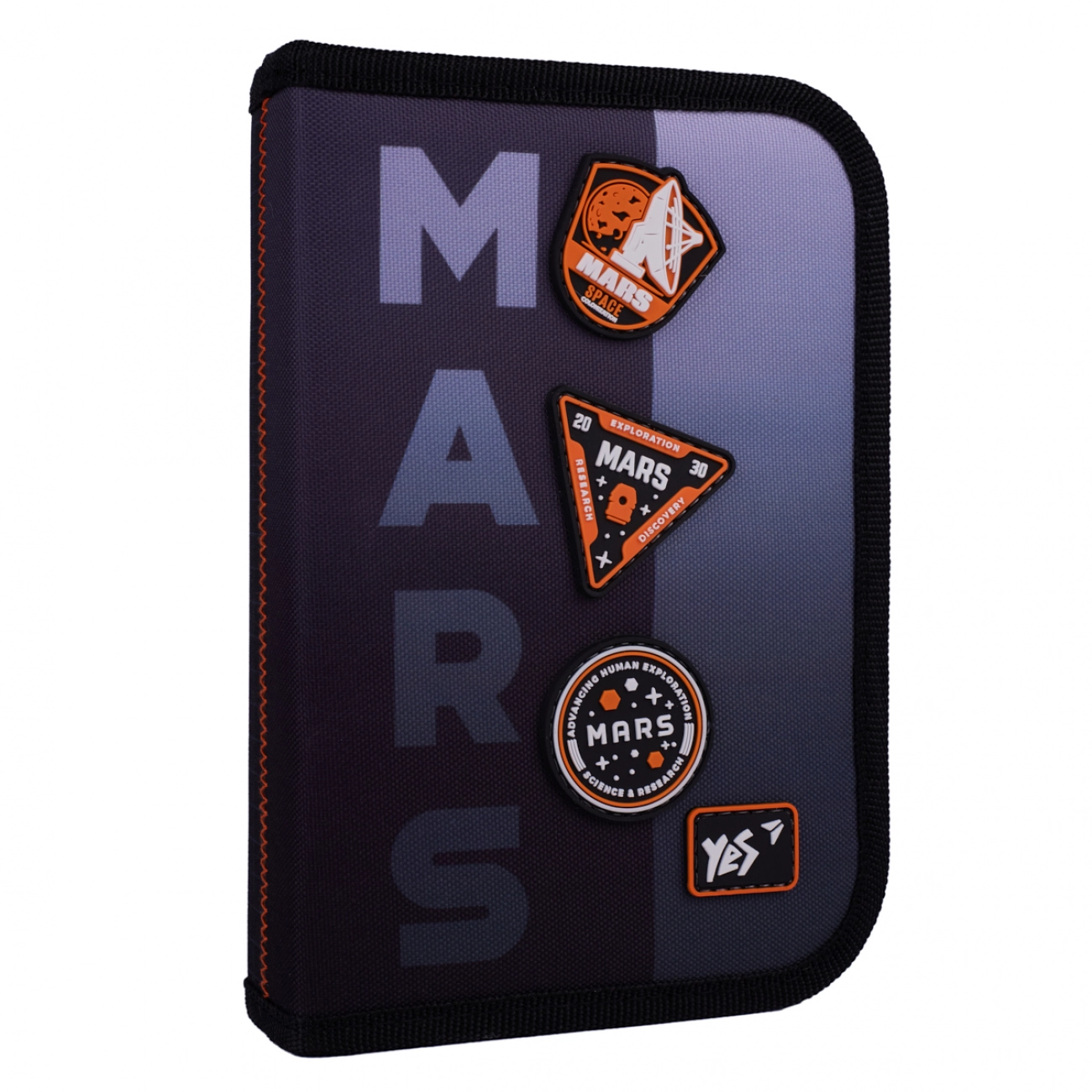 Пенал твердий YES одинарний з двома клапанми HP-04 Mars 533632