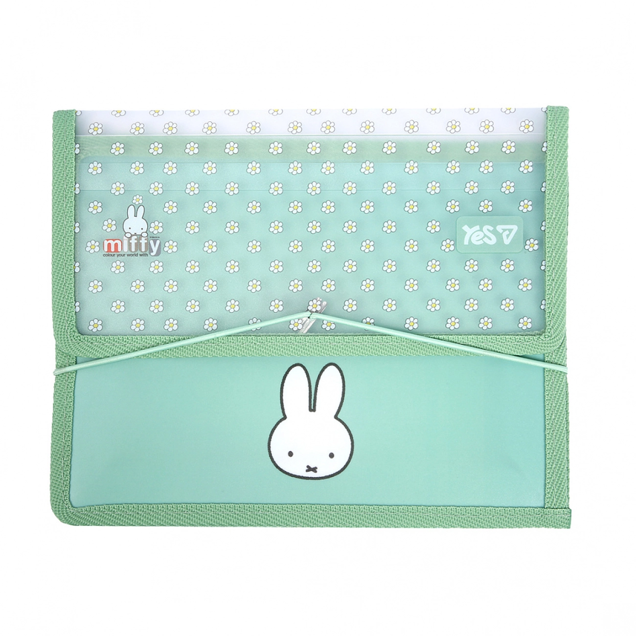 Папка для зошитів пластикова Yes Miffy В5 на резинці 492333 Папка для зошитів пластикова Yes Miffy В5 на резинці 492333