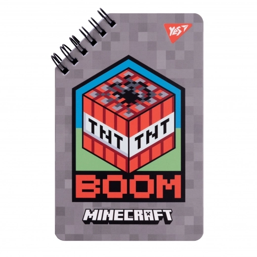 Блокнот на спіралі 95х145 мм YES Minecraft 60 аркушів 151759