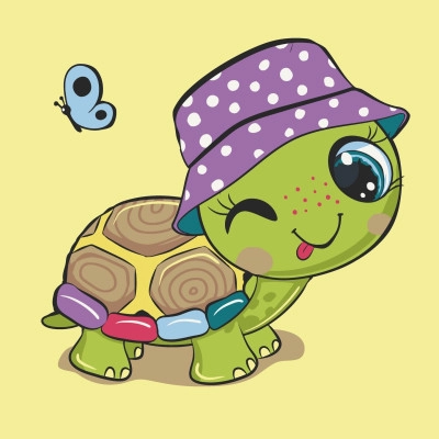 Картина за номерами ART Craft Черепашка 30х30 см 15090-AC Картина за номерами ART Craft Черепашка 30х30 см 15090-AC