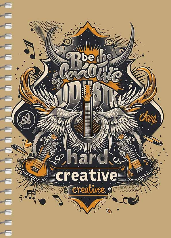 Блокнот на спіралі A6 Student 80 аркушів крафт — фото 2