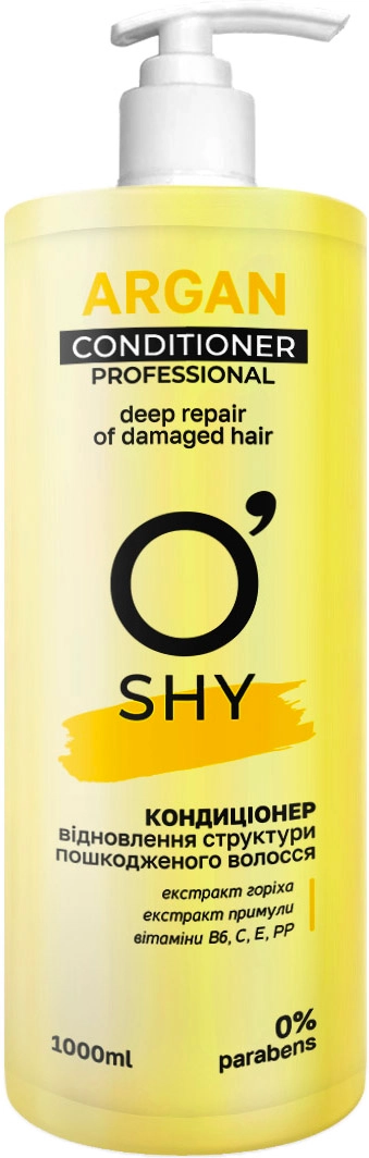 Кондиціонер Argan Відновлення структури пошкодженного волосся ТМ Oshy 1л 08725