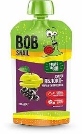 Пюре дитяче смузі Bob Snail яблуко-чорна смородина 120г 43790
