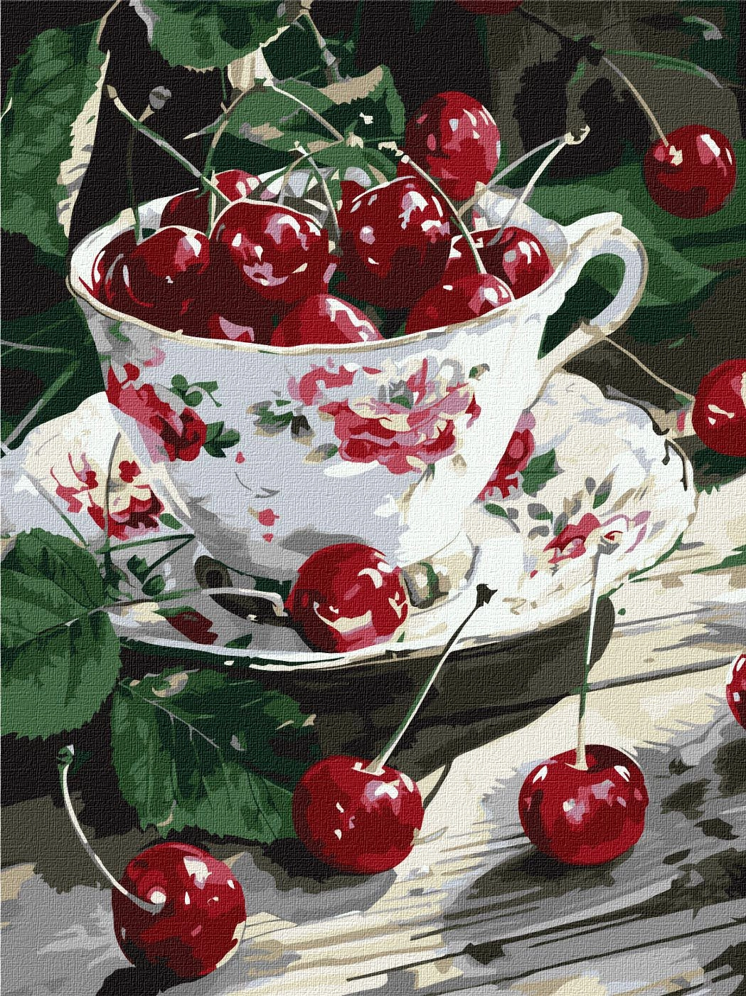 Картини за номерами Ідейка Вишнева насолода 30х40см 5707