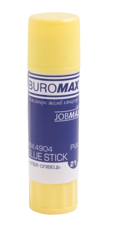 Клей олівець 21гр 4904 Buromax PVA