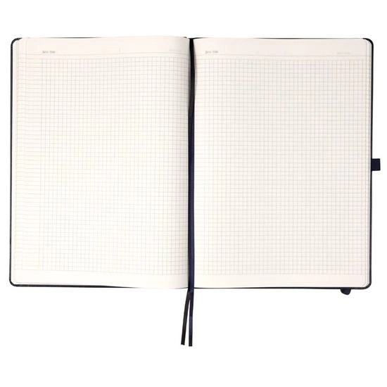 Книга записна Partner Grand, 210*295, 100 арк, кліт, синя 8203-02-a