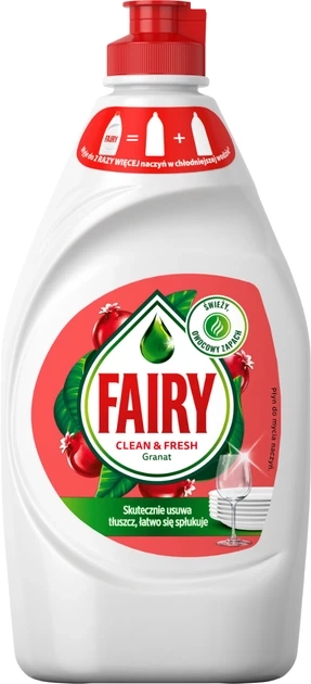 Засіб для миття посуду Fairy Pure & Clean гранат 450мл 80828801