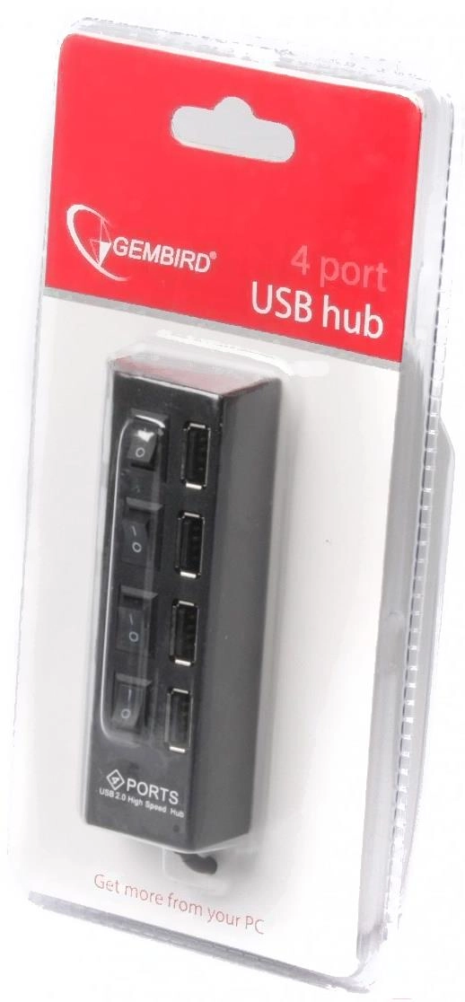 USB Хаб Gembird UHB-U2P4-21 на 4 порти USB 2.0