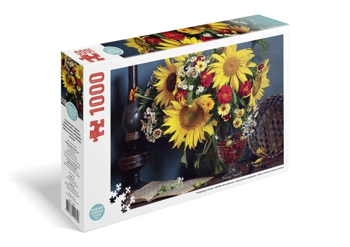 Пазли Dream Group Toys Puzzle 1000 елементів Натюрморт Соняхи TRFL_UA/3