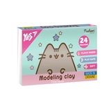 Пластилін Yes 24 кольори 480г Pusheen 540685