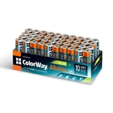 Батарейки СolorWay Alkaline Power лужні AA (40шт) colour box