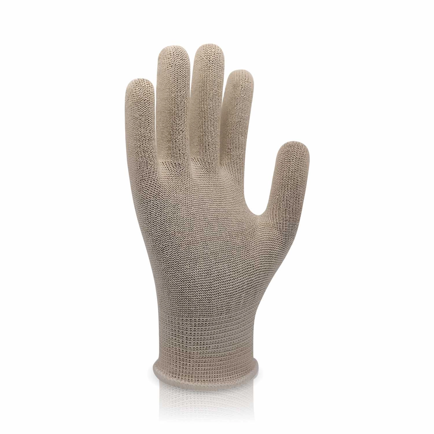 Рукавички трикотажні SLIM білі 2-нитка 13 клас р10 TRIDENT 8200