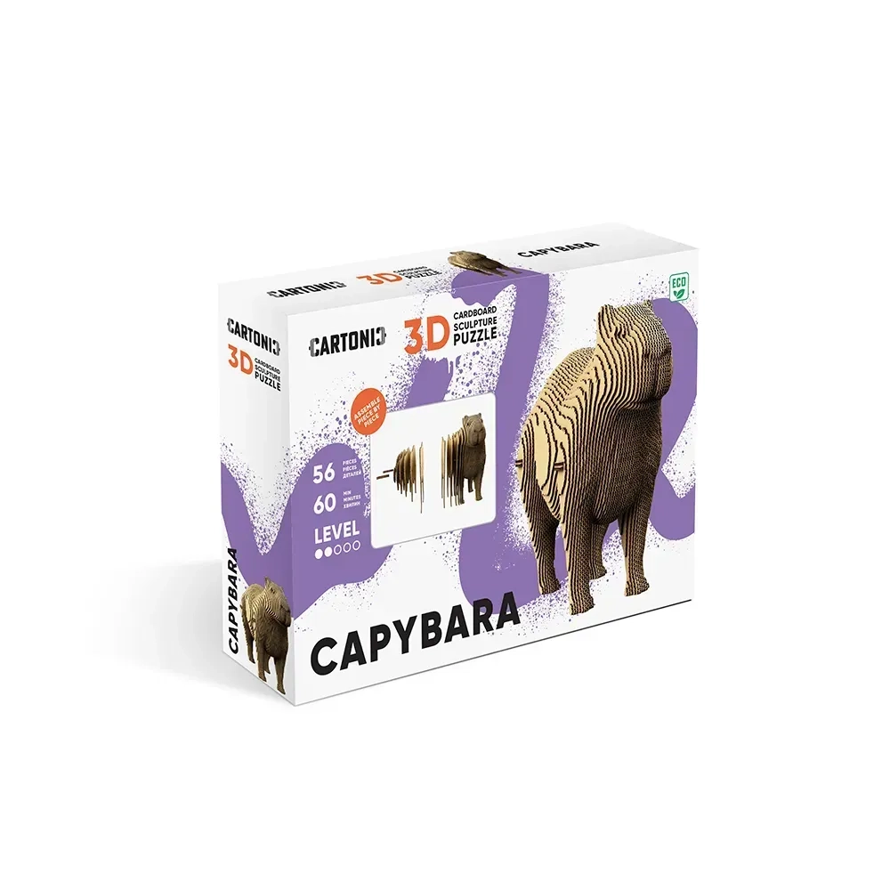 Картонний конструктор Cartonic 3D Puzzle Capybara