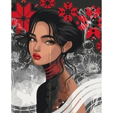 Картина за номерами ART Craft Чорнобрива 40х50 см 10094-AC