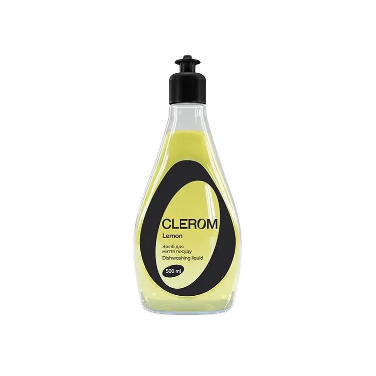 Засіб для миття посуду Clerom Lemon 500мл 20012