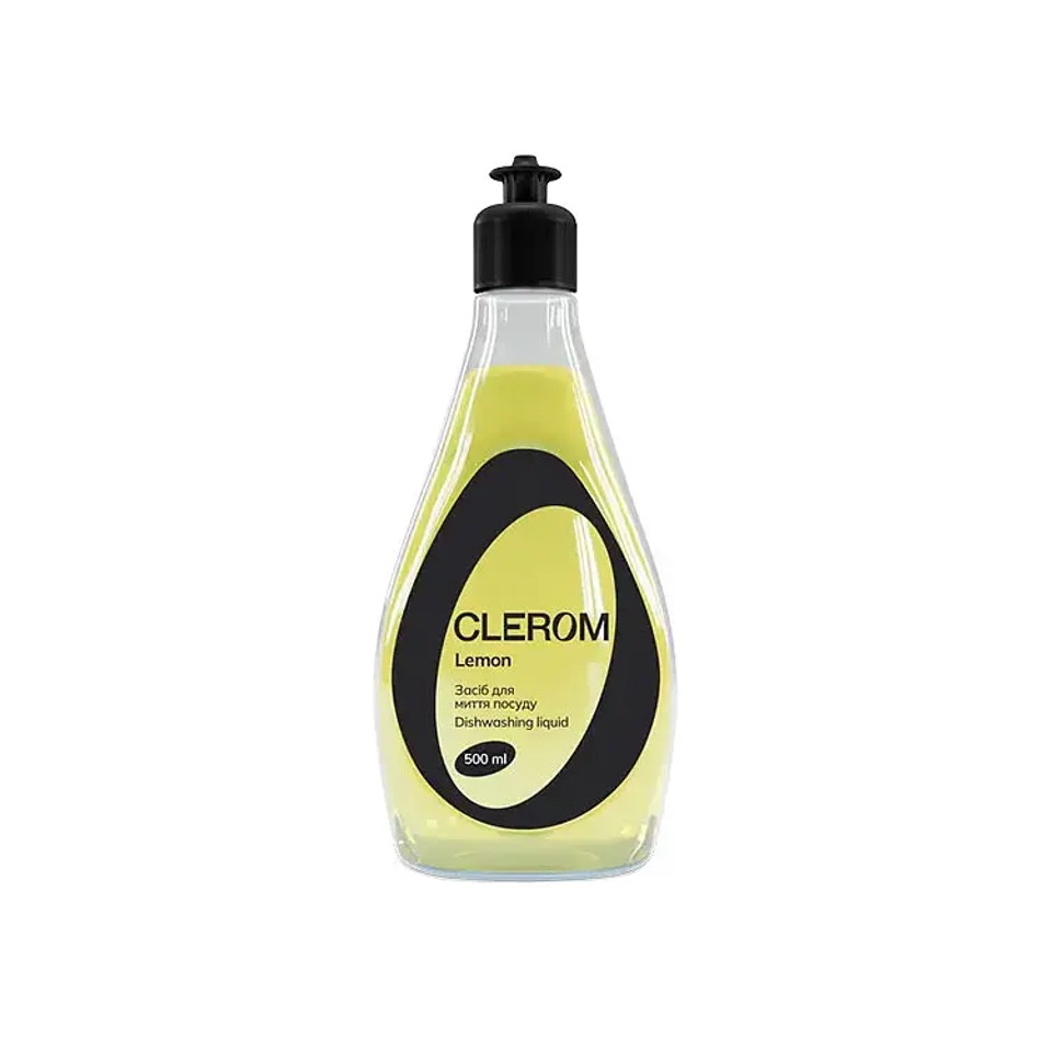 Засіб для миття посуду Clerom Lemon 500мл 20012 - купити з