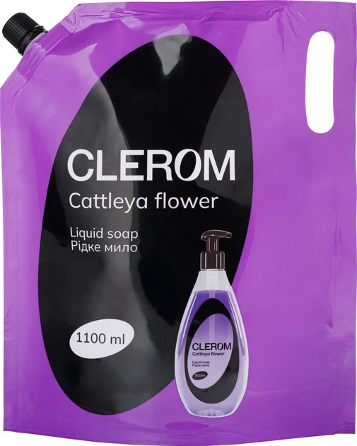 Мило рідке Clerom Cattleya flower 1,1л дой-пак 20180