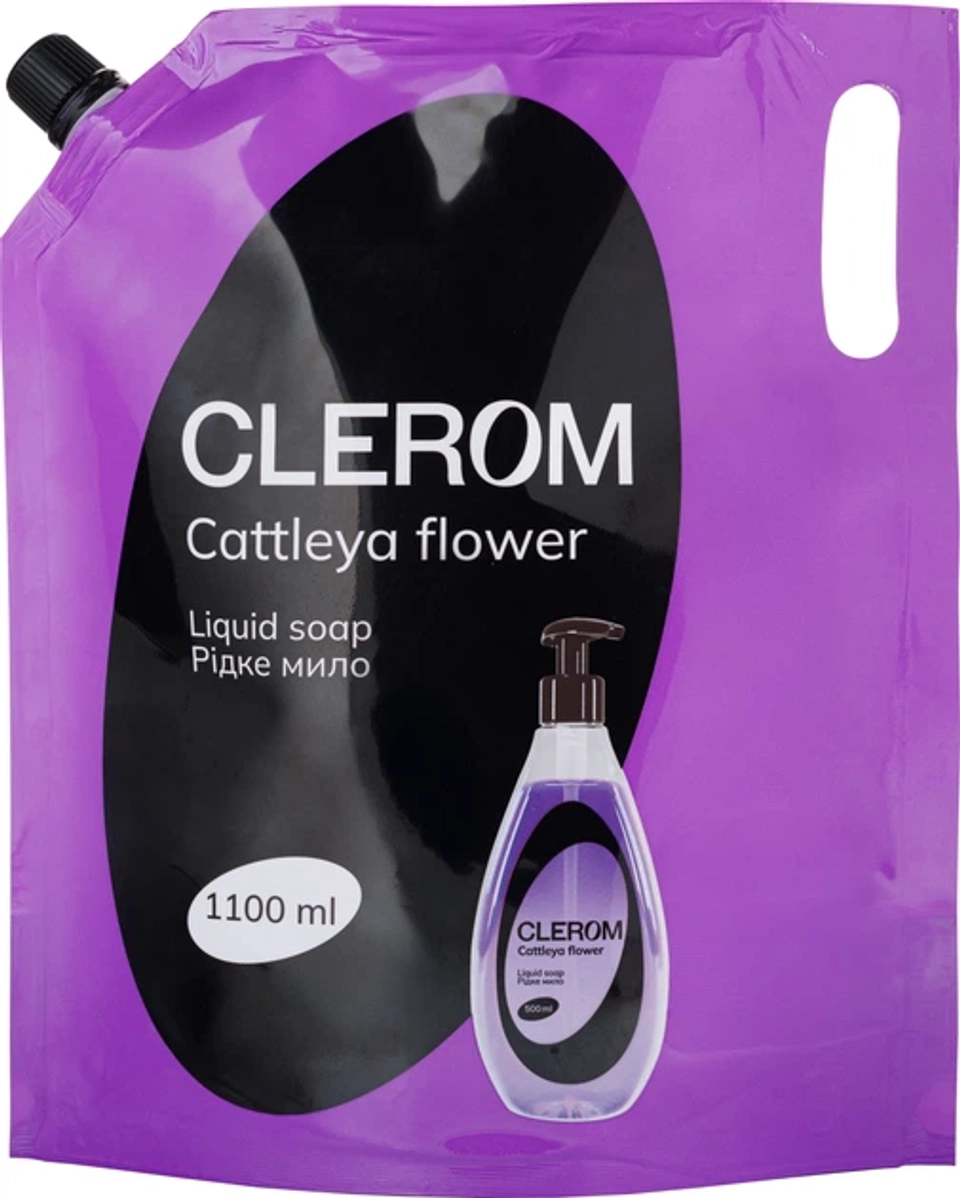 Мило рідке Clerom Cattleya flower 1,1л дой-пак 20180 — 