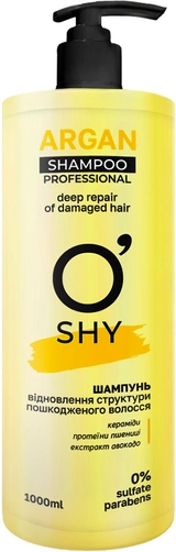 Шампунь Argan Відновлення структури пошкодженного волосся ТМ Oshy 1л 08282