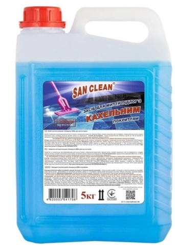 San Clean для миття кахлю і плитки 5 л — фото 2